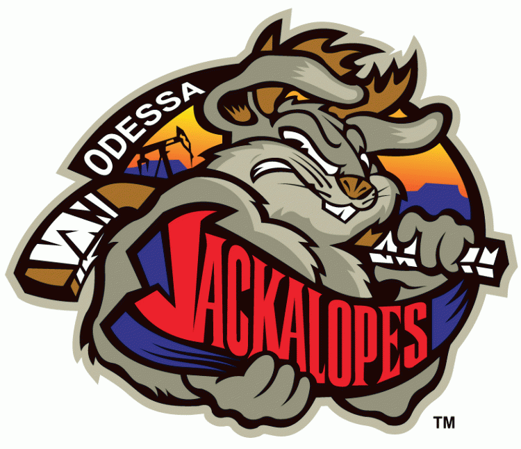 Odessa Jackalopes 2011 12-Pres Primary Logo iron on paper